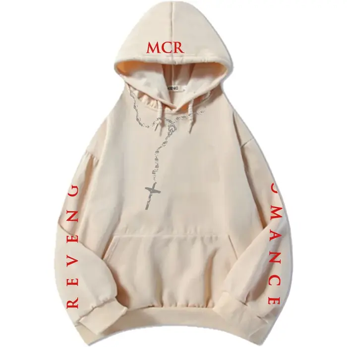 REVENGE ROSARY HOODIE MY CHEMICAL ROMANCE THREE CHEERS FOR SWEET