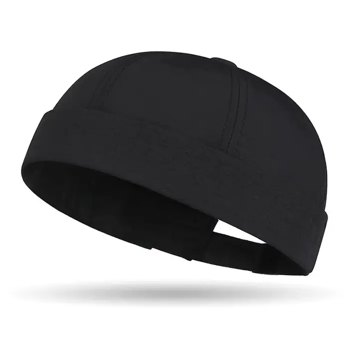 Casquette sans bords en velours côtelé pour hommes et femmes, chapeau de propriétaire réglable, bonn