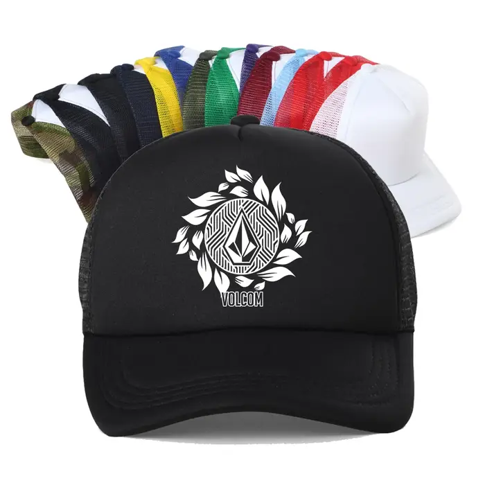 Casquette de baseball simple imprimée V-Volcoms pour homme – Tendance estivale