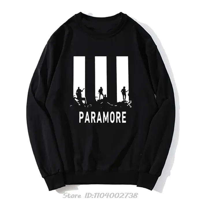 PARAMORE AFTER LAUGHTER-Sweat à Capuche Silhouette pour Homme, Streetwear Décontracté en Coton, Vête