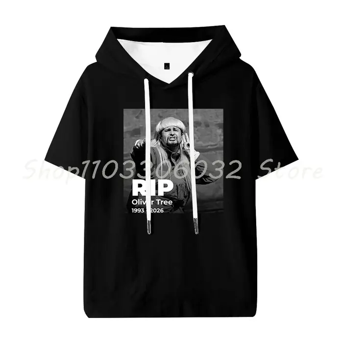 Rip Oliver Tree 1993-2026 T-shirts à capuche pour femmes et hommes, t-shirt à manches courtes, vêtem