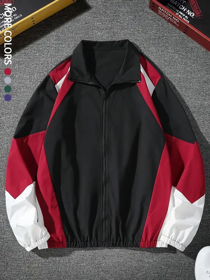 Veste colorée pour hommes, légère, décontractée, voyage, coupe-vent et résistante à l'usure, tissu d