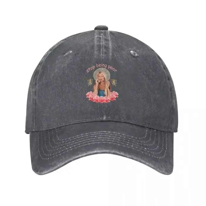 Casquette de baseball militaire 2026 Paris Hilton 'Stop Being Poor' pour homme et femme, chapeau de 