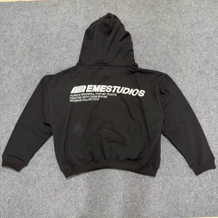 Sweat-shirt à capuche brodé EME pour homme, en coton de haute qualité, mode automne, décontracté pou