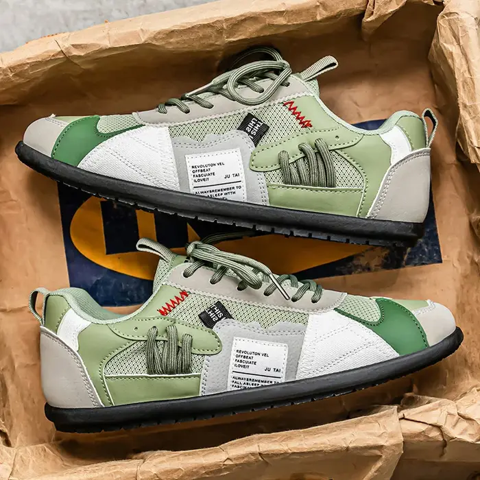 Chaussures de sport légères et respirantes pour hommes |     Chaussures basses à lacets toutes saiso
