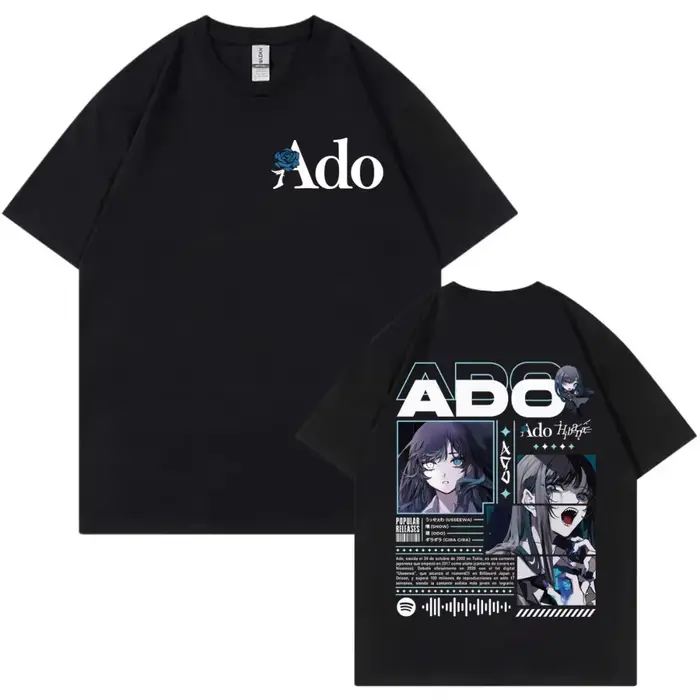Chanteur Ado Hibana World Tour 2026 T-shirts graphiques mode Vintage à manches courtes T-shirts homm