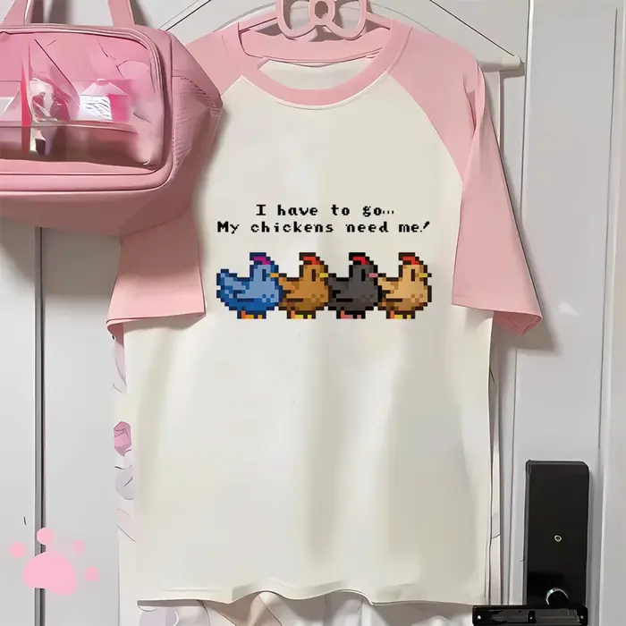 StardistingValley-T-shirt pour femmes, style moderne, harajuku, vêtements de bandes dessinées des an