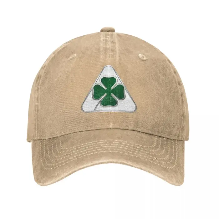 Casquette de baseball rétro A-Alfas Men' R-Romeos avec logo - Casquette Dad Hat à motif trèfle à qua