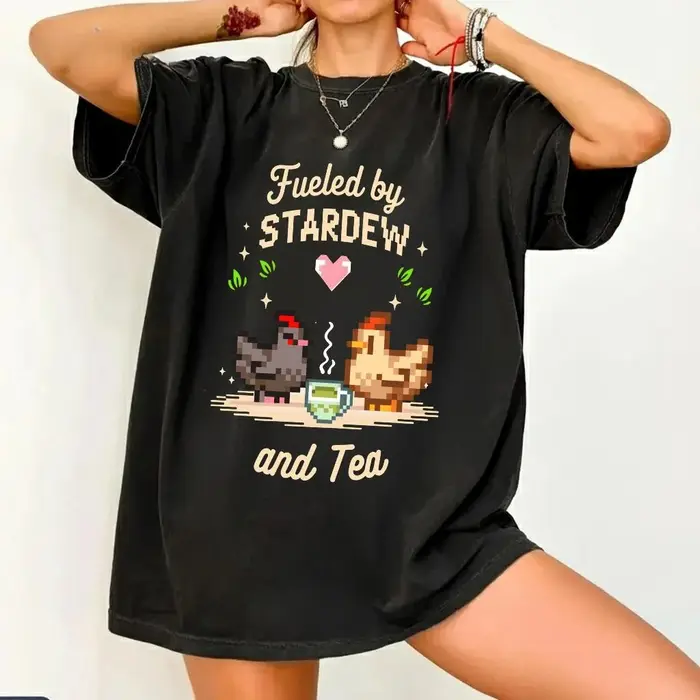 T-shirt décontracté ample à manches courtes pour femme