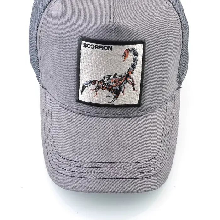 Casquette de camionneur Streetwear avec Patch Scorpion