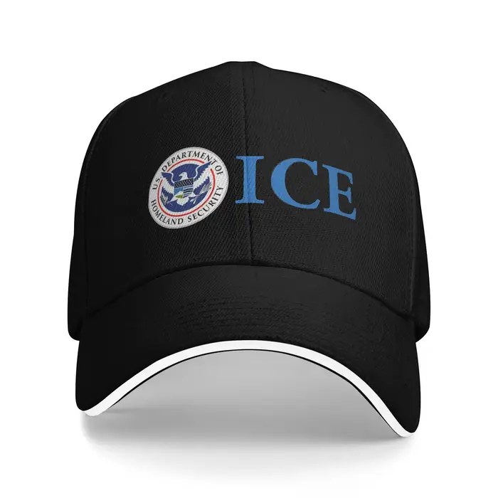 Casquette de baseball décontractée ICE (Immigration and Customs Enforcement) pour la randonnée, la p