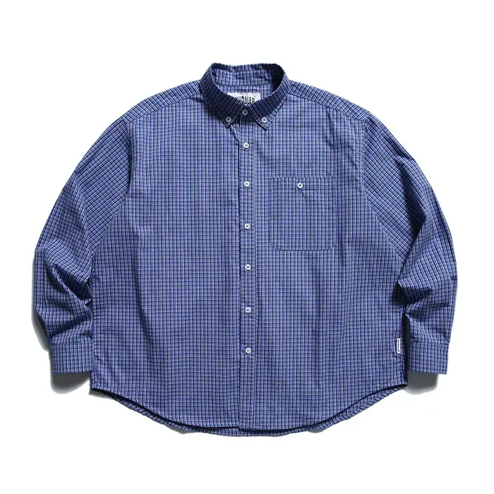 Hommes japon Harajuku Streetwear Cityboy mode extérieure ample décontracté à manches longues Plaid Cargo chemises homme