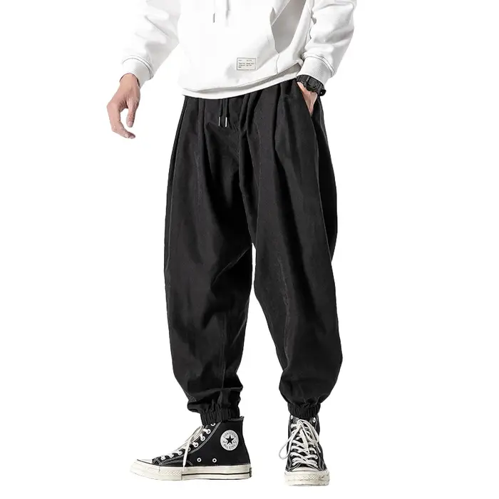 Pantalon de jogging homme tendance Hip Hop Streetwear 2026 – Survêtement décontracté oversize style coréen