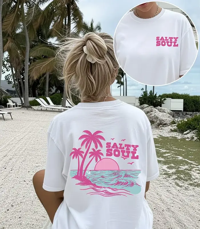 T-shirt graphique Salty Soul tendance