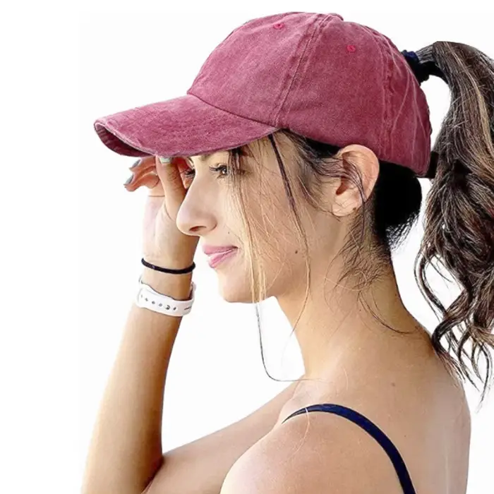 Casquette de Baseball queue de cheval haute pour femmes printemps été chapeau de soleil en cours d'exécution