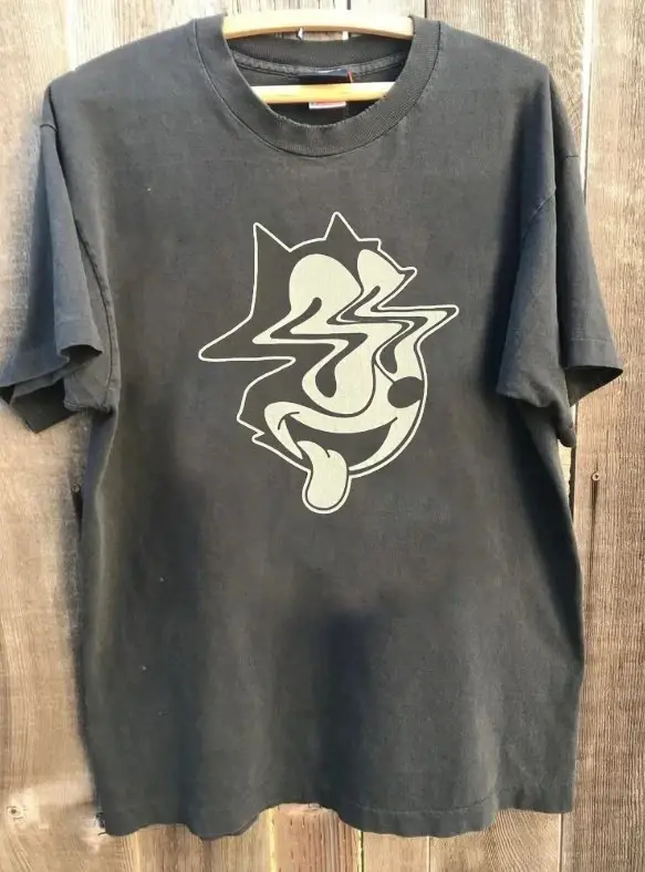 T-shirt unisexe à manches courtes pour homme, style vintage, motif de dessin animé Felix le chat, 10