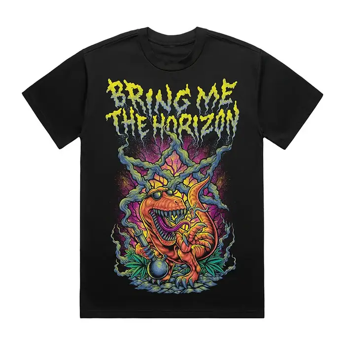 Bring Me The Horizon - T-shirt ample pour homme de style rock américain (manches courtes)