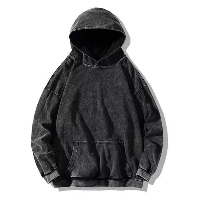 Sweats à capuche déFlexvintage pour hommes et femmes, pull en coton rétro, manches longues, mode Har