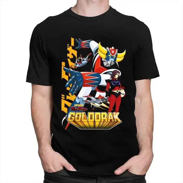 Personnalisé classique Goldrake UFO Robot Grendizer t-shirts hommes Goldorak Anime T-shirt Streetwear