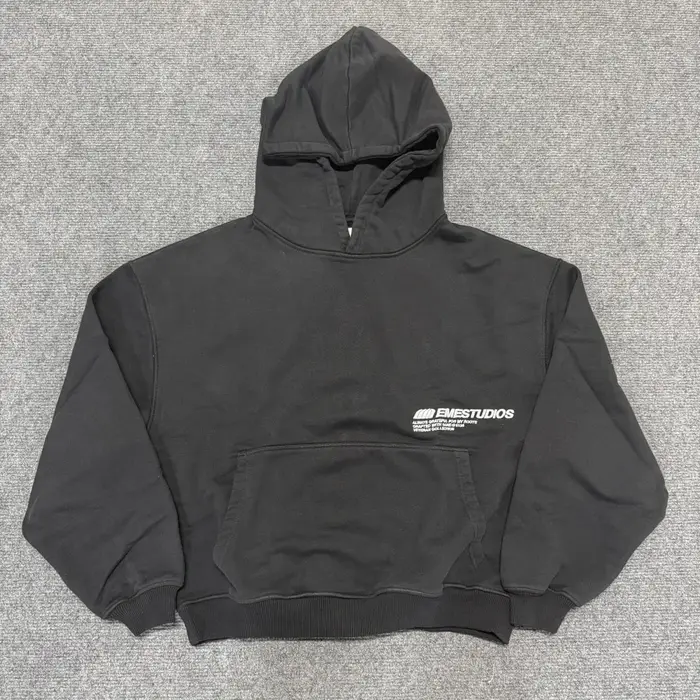 Sweat-shirts à broderies EME, style streetwear hip-hop tendance, sweat-shirt décontracté ample pour 
