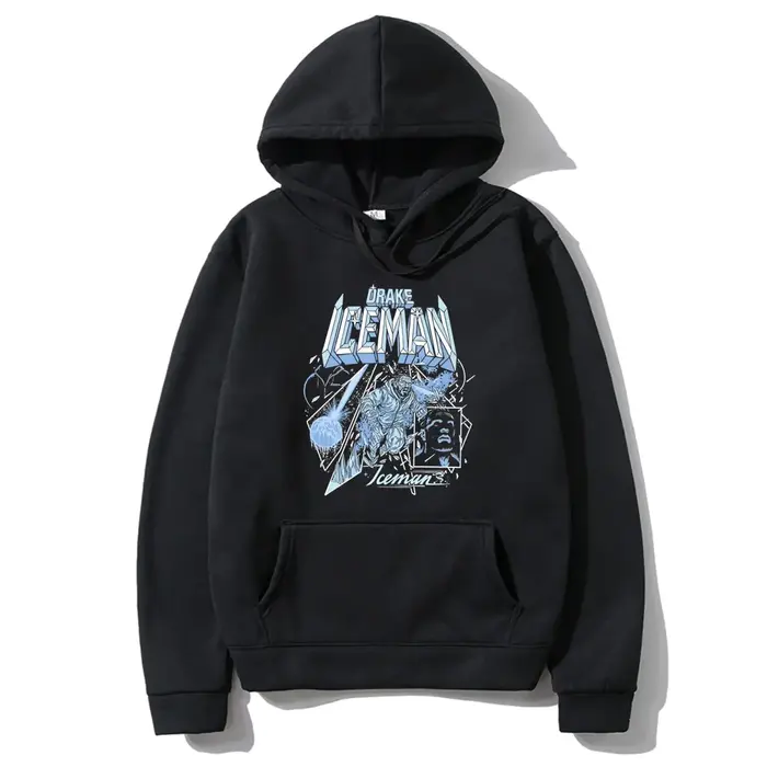 Sweat à capuche imprimé ICEMAN du rappeur Drake