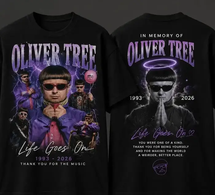 T-shirt rétro Oliver Tree 2026