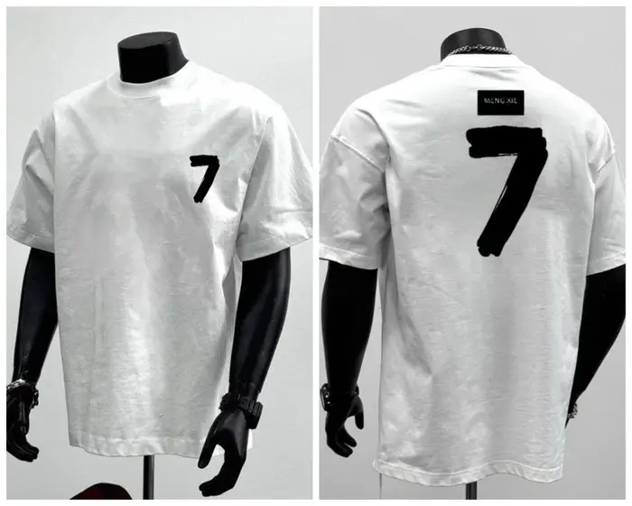 T-shirt tendance en coton 2026, style américain cool et stylé, imprimé personnalisé, col rond, respi
