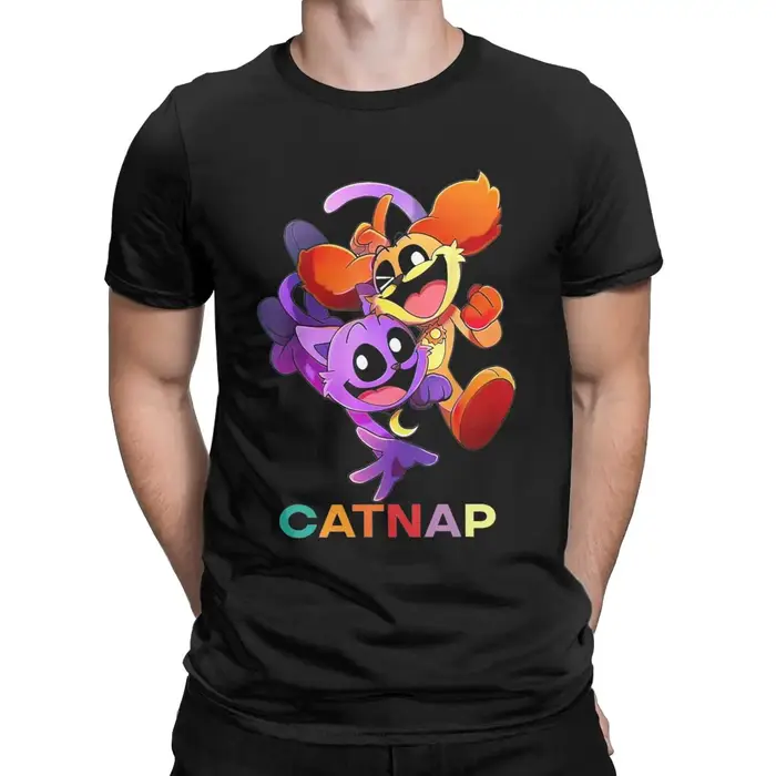 T-Shirt à Manches Courtes et Col Ras du Cou pour Homme