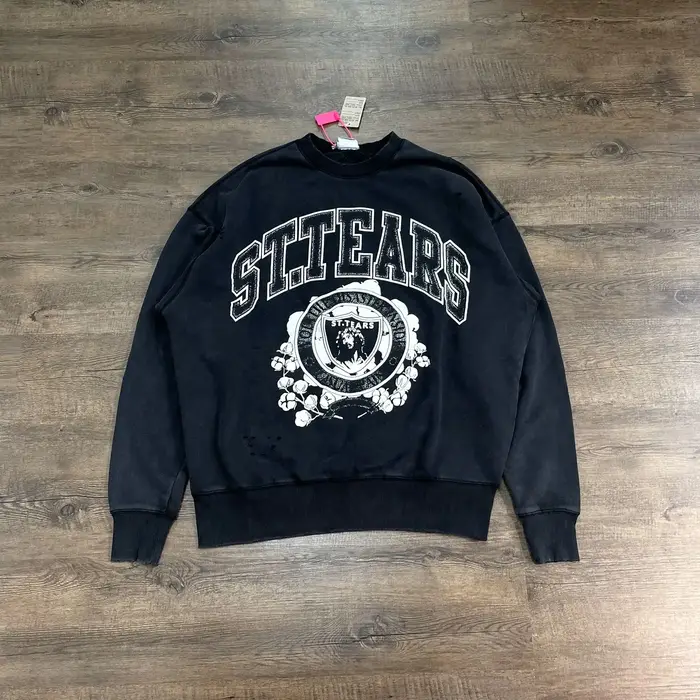 Yao mode SAINT OF MICHAEL 25SS surdimensionné Vintage hommes vêtements pull Streetwear graphique amp