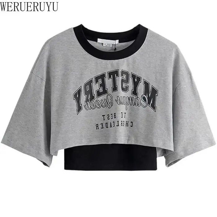 T-shirt imprimé graphique vintage pour femmes