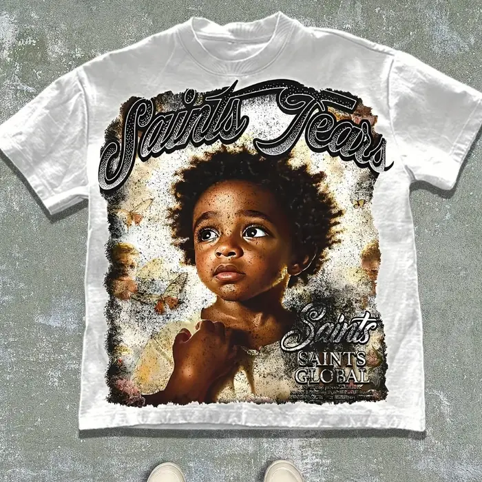 T-shirt à motif Saint's Tears pour hommes