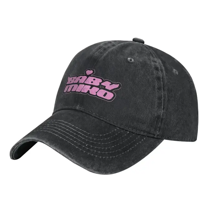 Casquettes de baseball décontractées Baby Miko Young Miko pour hommes et femmes, effet vieilli et dé