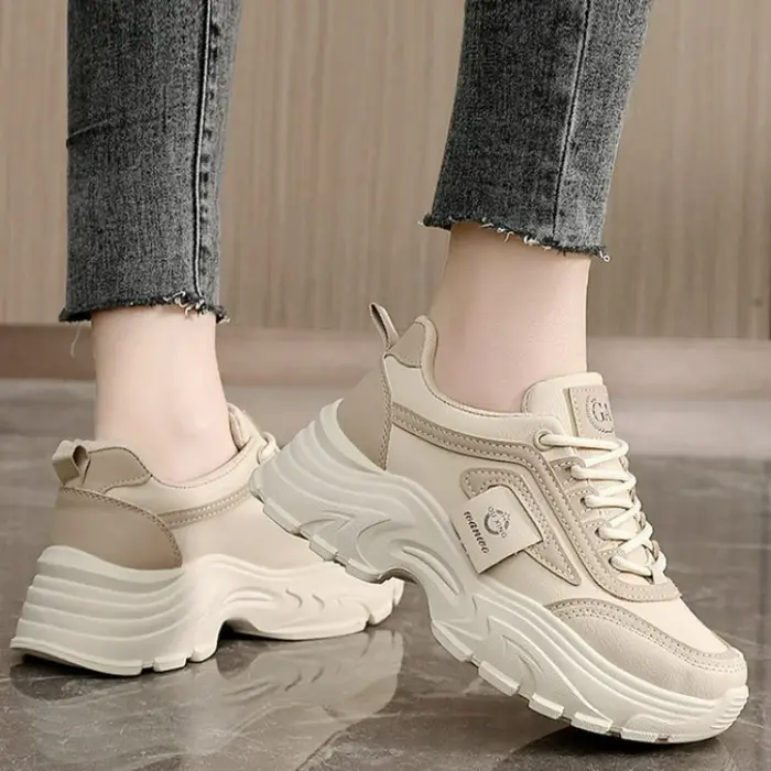Baskets en cuir pour femmes