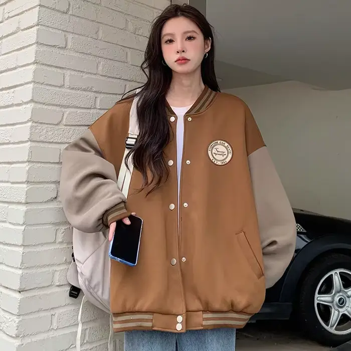 Veste de Baseball Vintage américaine pour femmes