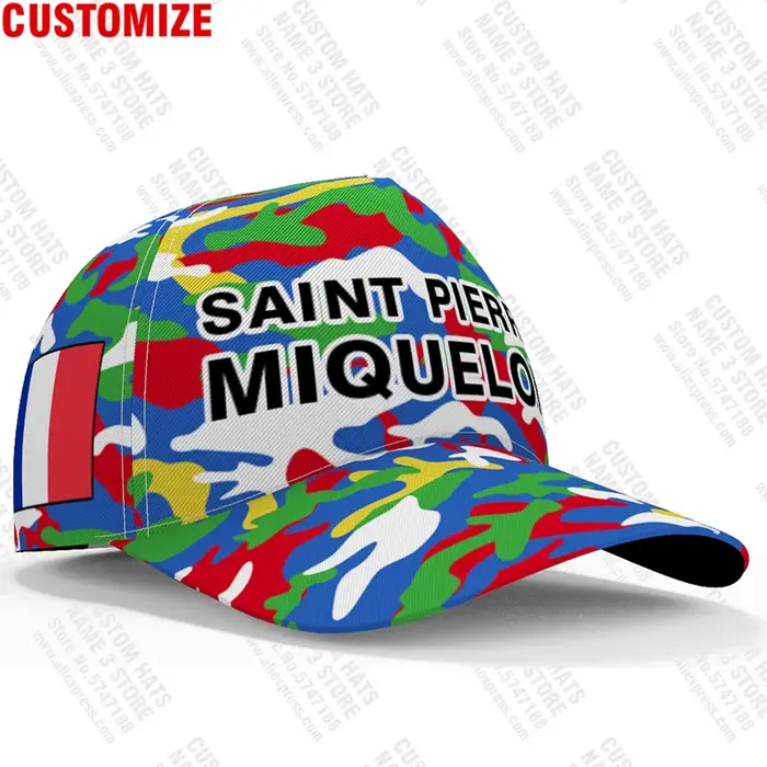 Casquettes de Baseball Saint Pierre Et Miquelon
