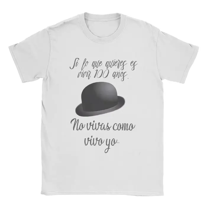 Joaquin Sabina T-Shirt plage Hip Hop tendance t-shirts hommes pur coton col rond 4XL 5XL 6XL