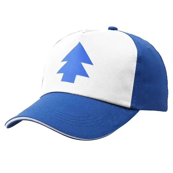 Anime dessin animé pins chapeaux gravité chutes Dipper casquettes de Baseball Cosplay chapeau toile 