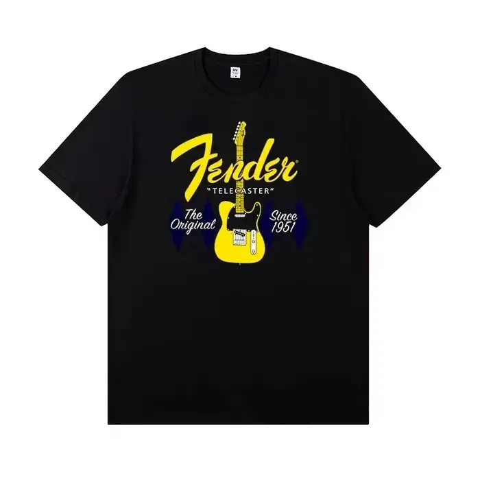 T-shirt à manches courtes pour guitare électrique, garde-boue Jimi Hendrix, groupe de Rock, vêtements de Performance pour guitariste, hauts Y2K, 2025
