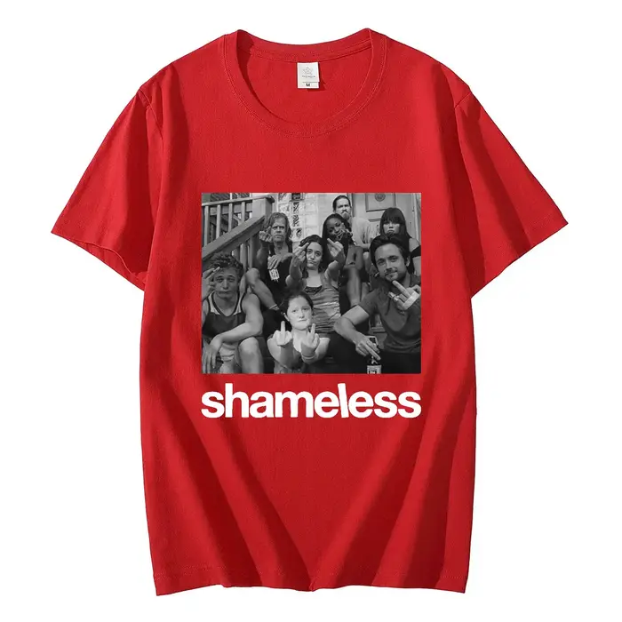 TV Play Shameless graphique T-shirts hommes femmes mode Vintage à manches courtes T-shirt Streetwear