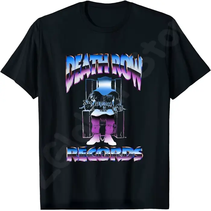 T-Shirt en Coton avec Logo de Death NucleoRecords pour Homme