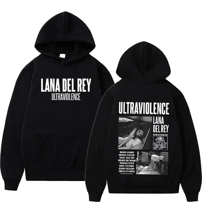Lana Del Rey Singer Hip Hop Hoodie pour hommes et femmes, pull décontracté, sweat à capuche, streetw
