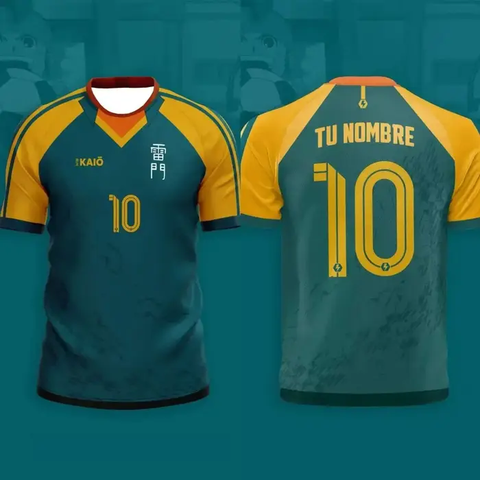 Japon Kaio Jersey Football Inazuma onze: Mark Evens 3d impression T-shirt hommes femmes mode Sport à manches courtes