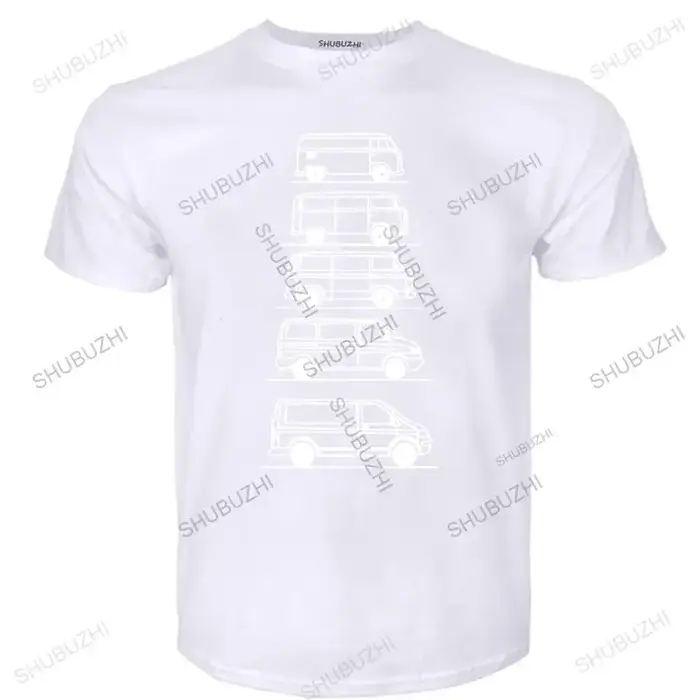 Homme t-shirt été hommes t-shirt transporters campeurs en déguisement t-shirt-T4 Tag Van- Geschenk f