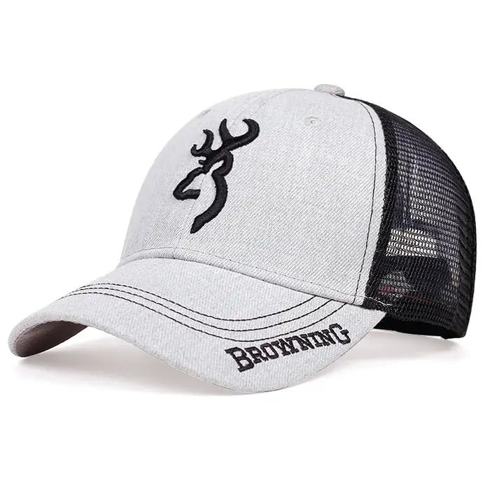Casquette de baseball brodée motif totem, casquette en maille respirante de haute qualité pour l'ext
