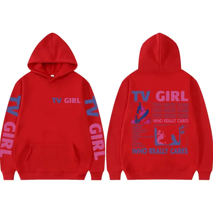 Pop Band TV Girl Who Really Cares Album sweat à capuche imprimé Rock Hip Hop sweat à capuche hommes 