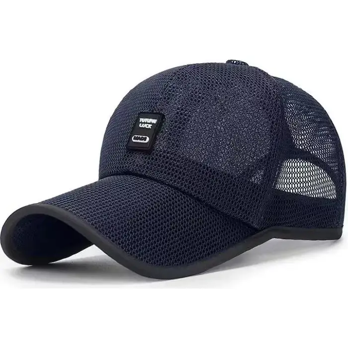 Casquette unisexe à visière légèrement incurvée style trucker pour hommes et femmes, décontractée, r