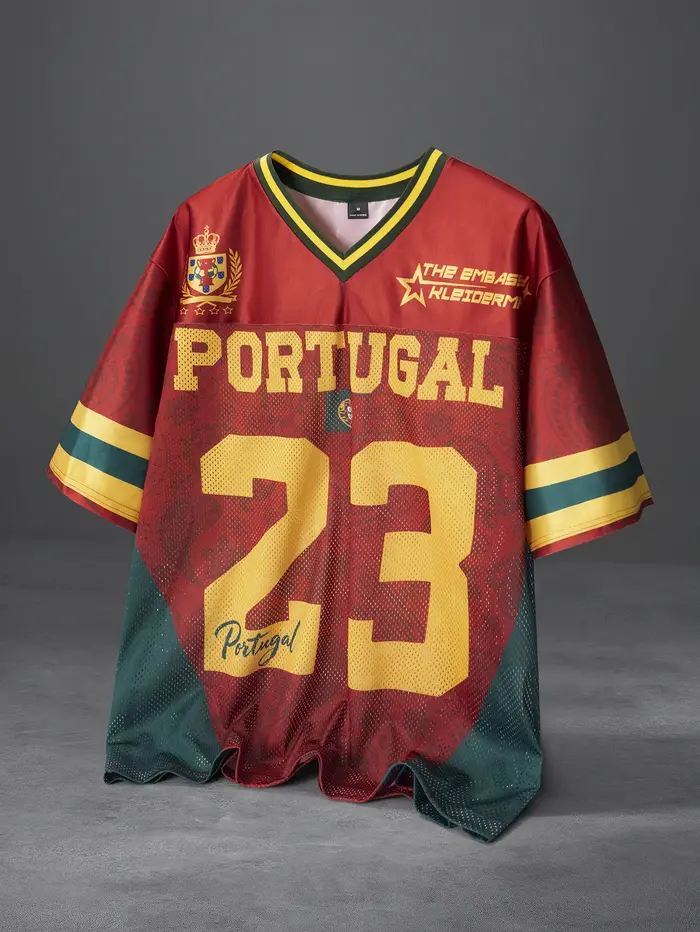 Maillot de football streetwear pour hommes