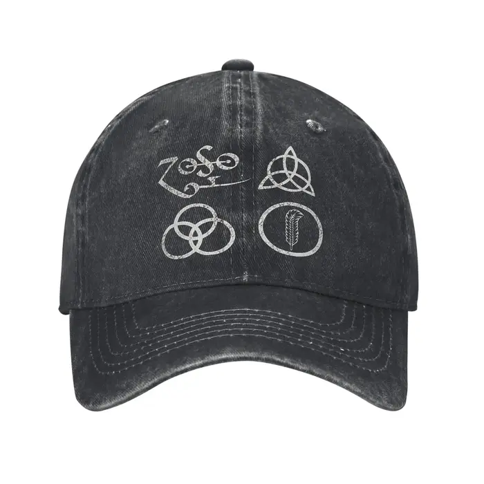 Casquette de baseball délavée The Mother Ship Led Zeppelin, style mode, protection solaire, hip-hop,