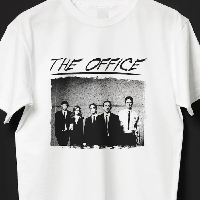 L'émission de télévision de bureau série Michael Scott Jim Halpert Dwight Schrute Pam Beesly imprimé T-shirt femme
