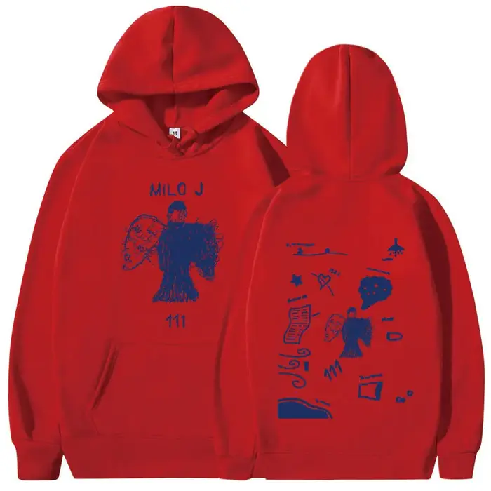 Rappeur Milo J 111 Album Merch sweat à capuche pour homme femmes vêtements Harajuku Hip Hop sweats V